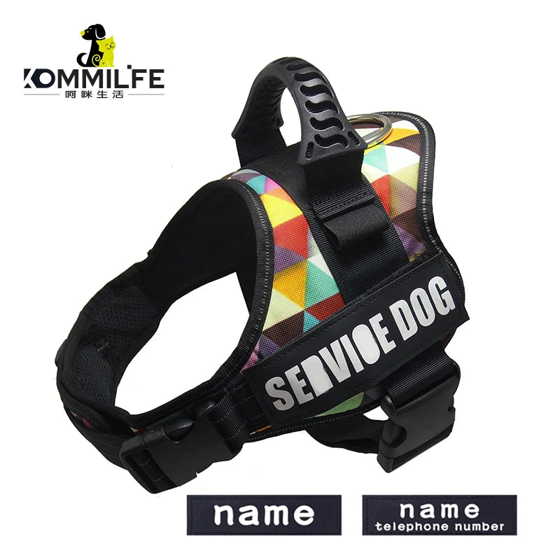 Harnais "SafeWalk" Personnalisé Réfléchissant – GoSwiftPaw™