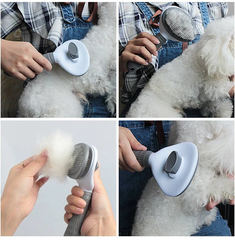 La solution ultime pour un pelage soyeux et une maison sans poils !

Marre des poils d'animaux partout sur vos vêtements et votre canapé ? Notre brosse auto-nettoyante professionnelle est conçue pour simplifier la vie des