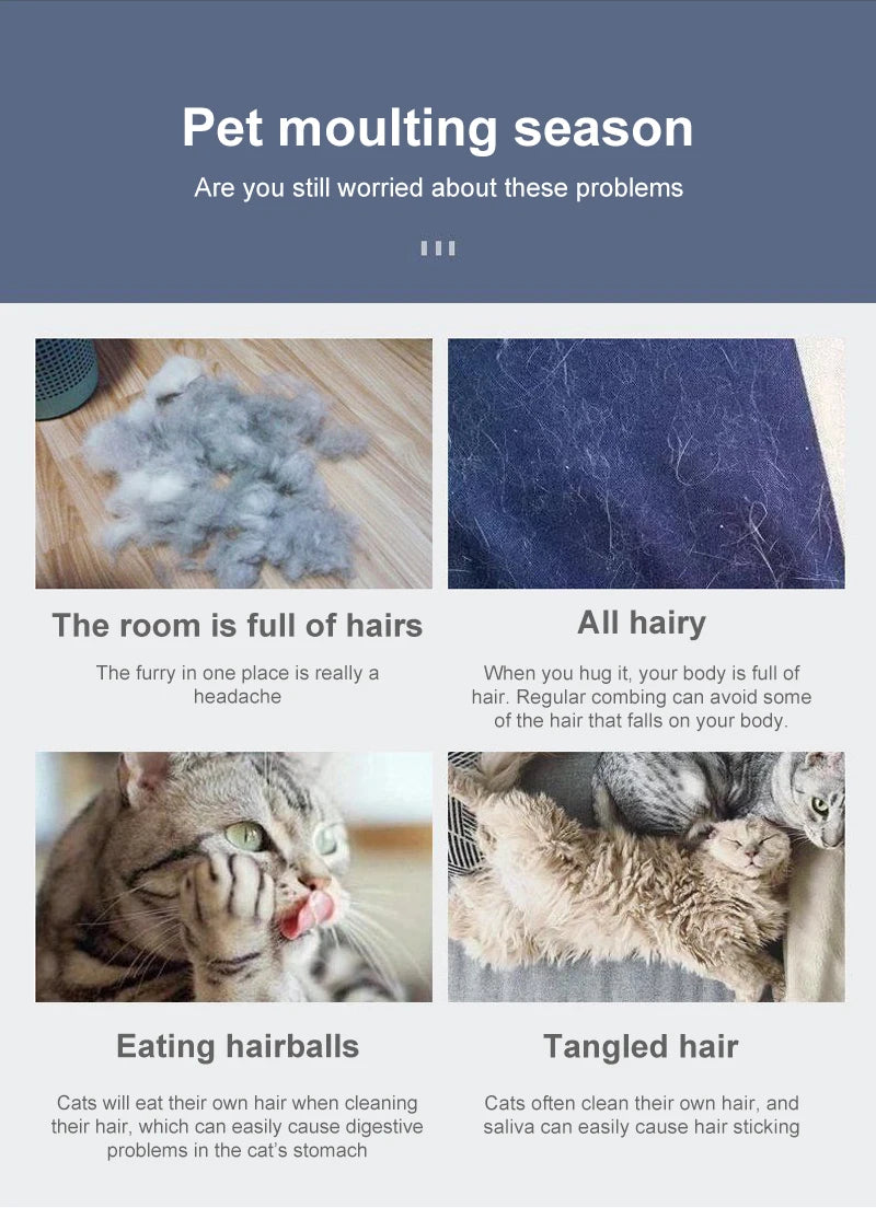 La solution ultime pour un pelage soyeux et une maison sans poils !

Marre des poils d'animaux partout sur vos vêtements et votre canapé ? Notre brosse auto-nettoyante professionnelle est conçue pour simplifier la vie des