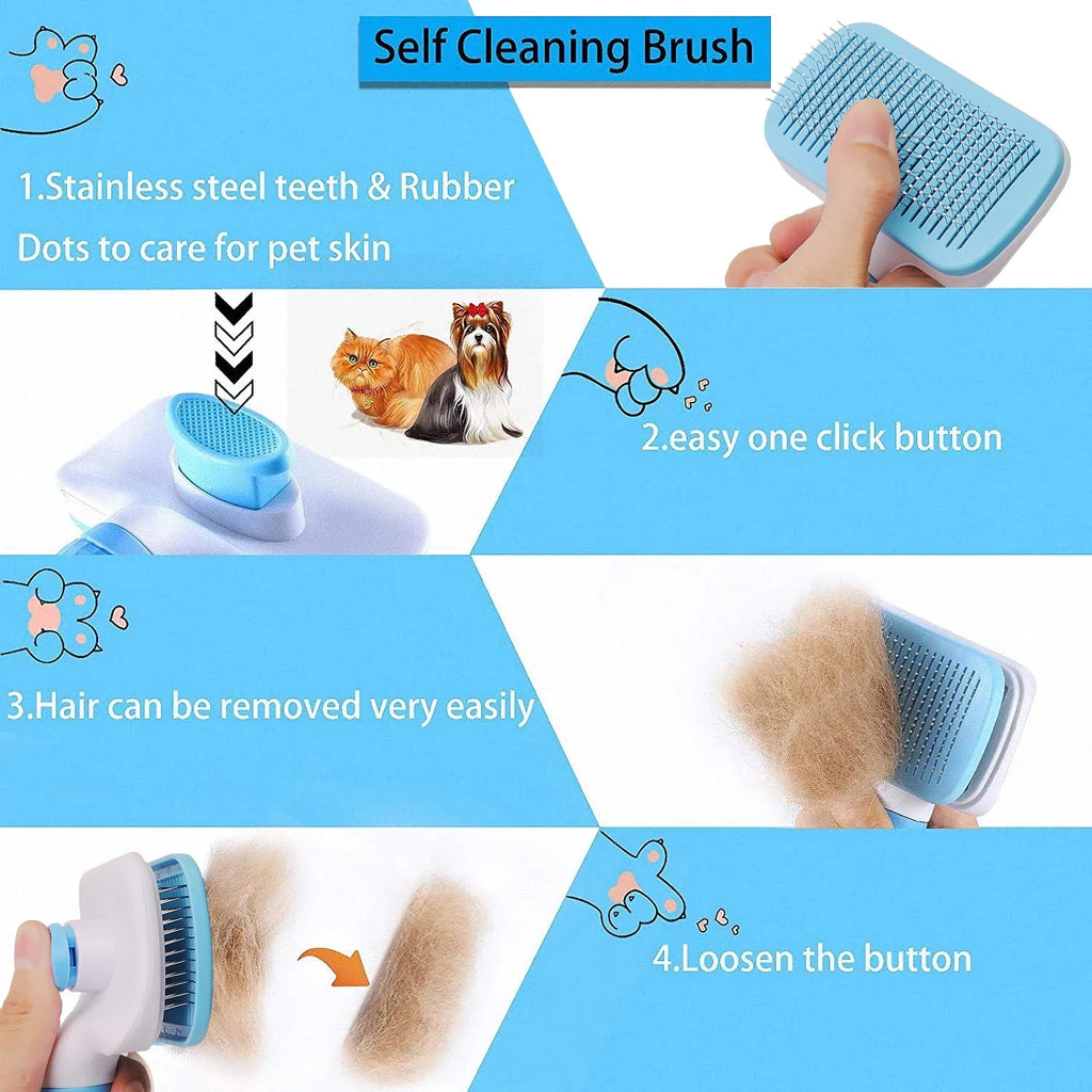 La solution ultime pour un pelage soyeux et une maison sans poils !

Marre des poils d'animaux partout sur vos vêtements et votre canapé ? Notre brosse auto-nettoyante professionnelle est conçue pour simplifier la vie des